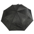 wholesale custom 3 fold cheap folding polyester hand open umbrella